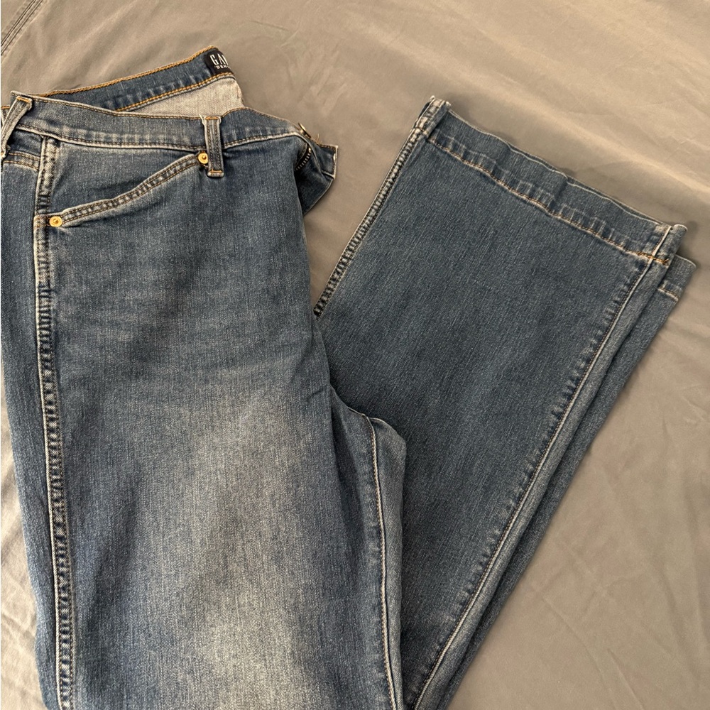 GAP Flare Denim Jeans in Blue